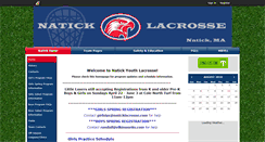 Desktop Screenshot of naticklacrosse.com
